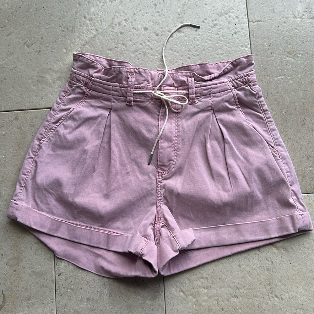 Paige size 28 pink cuff shorts